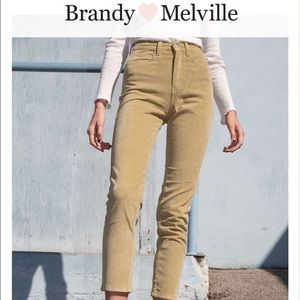 Brandy Melville John Galt Jane Corduroy pants